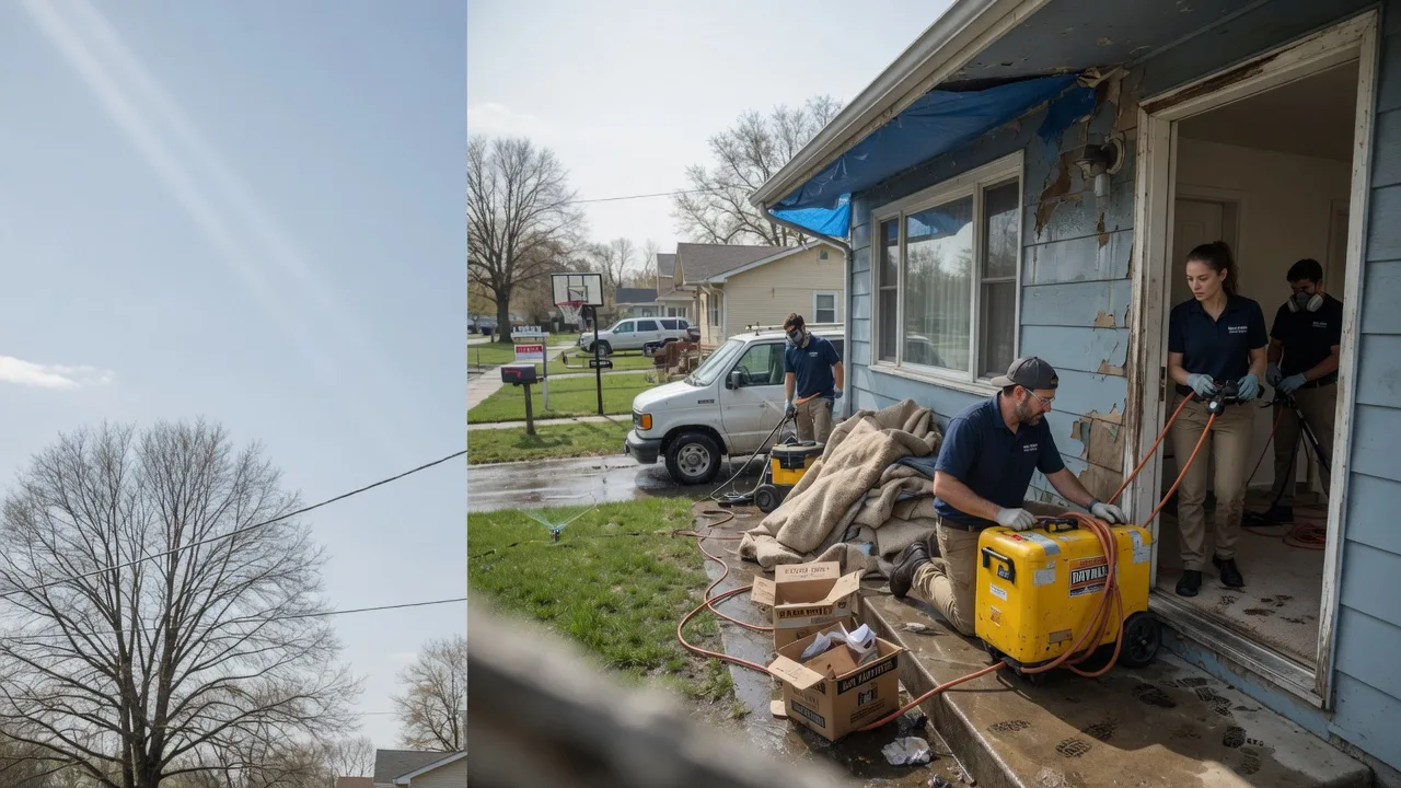 Basement Flood Cleanup in Union City, OH near me